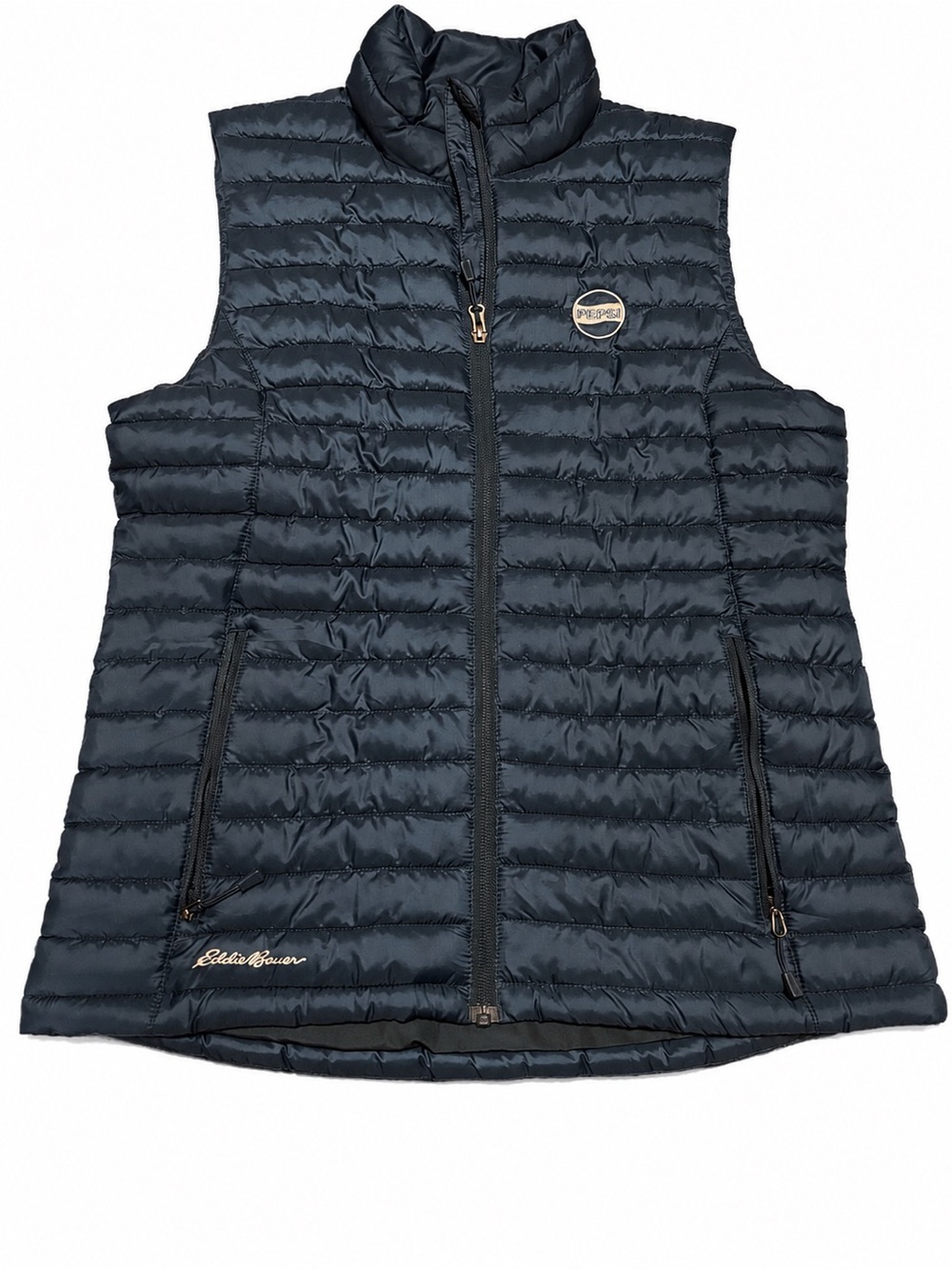 Eddie Bauer Women's Dark Navy Quilted Packable Puffer Vest